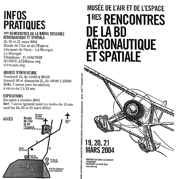 Information zum Fliegercomicfestival in Paris